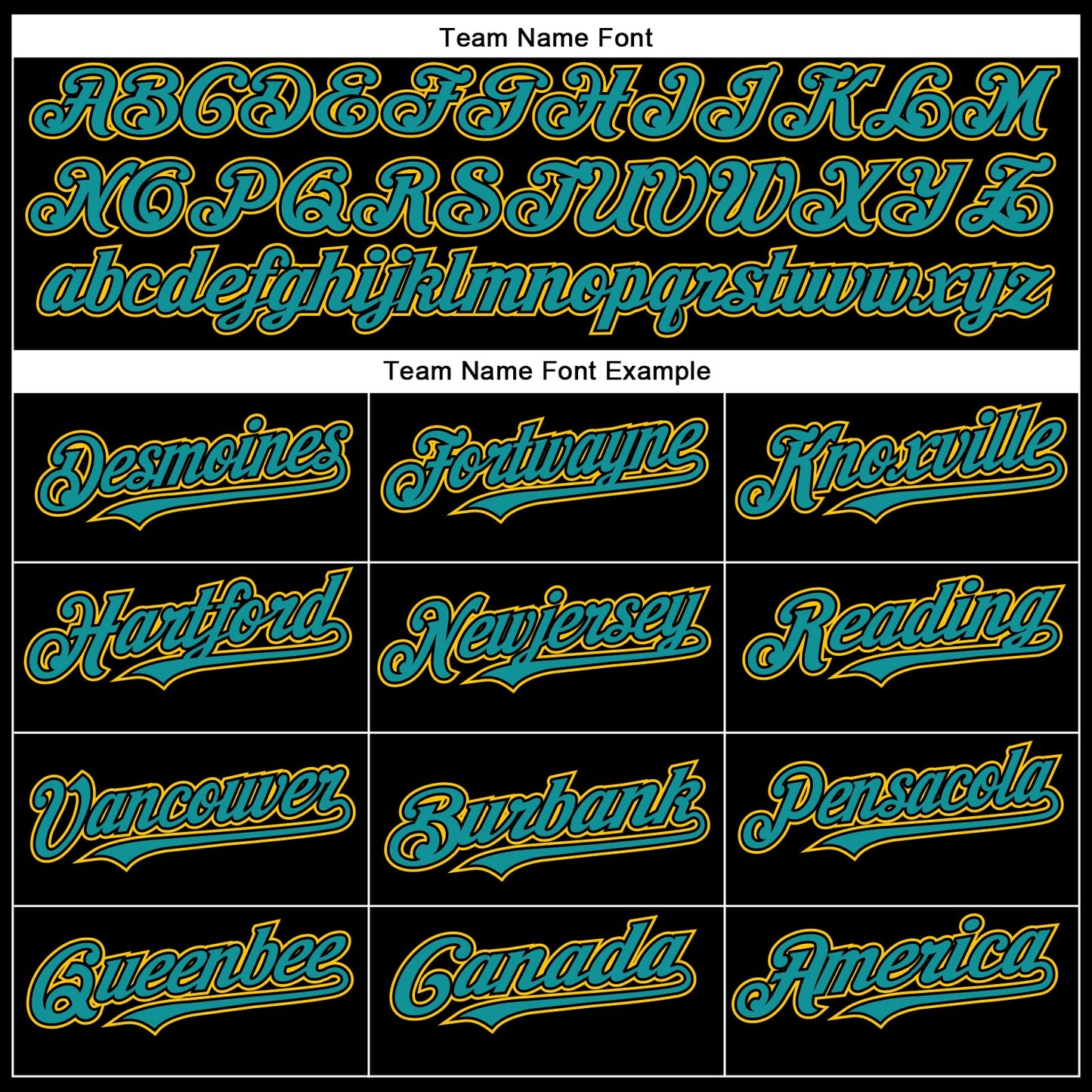 Custom Black Teal-Yellow Authentic Baseball Jersey - Sky-Custom