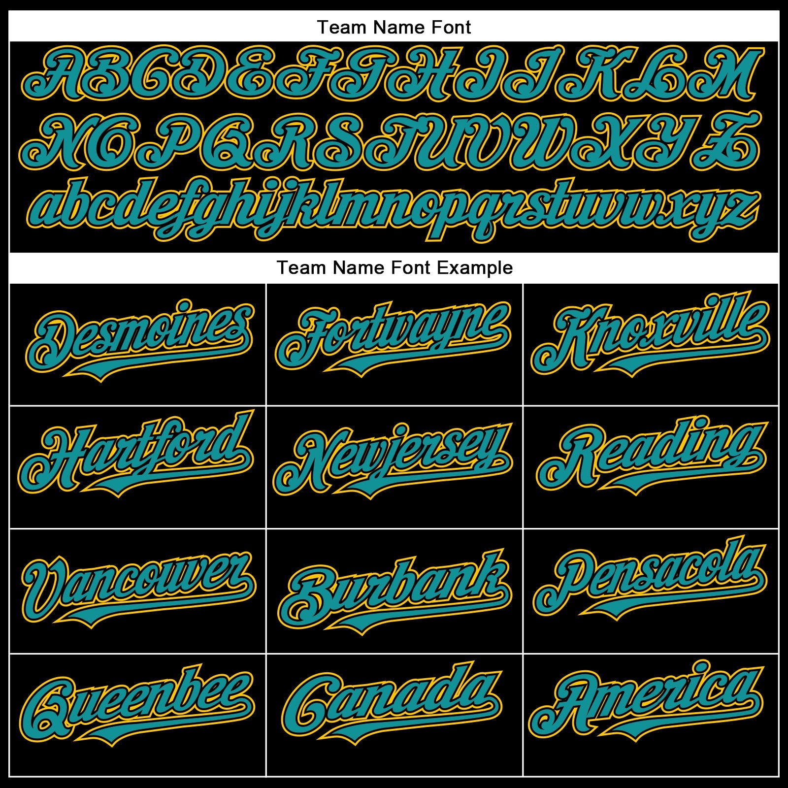 Custom Black Teal-Yellow Authentic Baseball Jersey - Sky-Custom