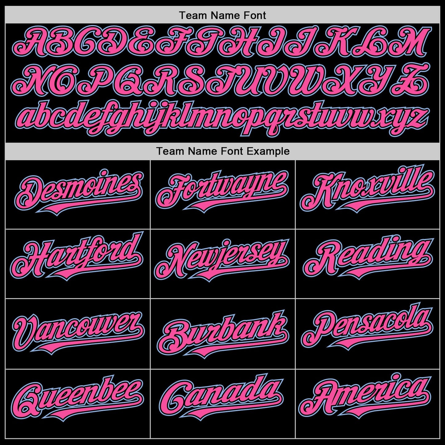 Custom Black Pink Pinstripe Light Blue Authentic Sleeveless Baseball Jersey - Sky-Custom