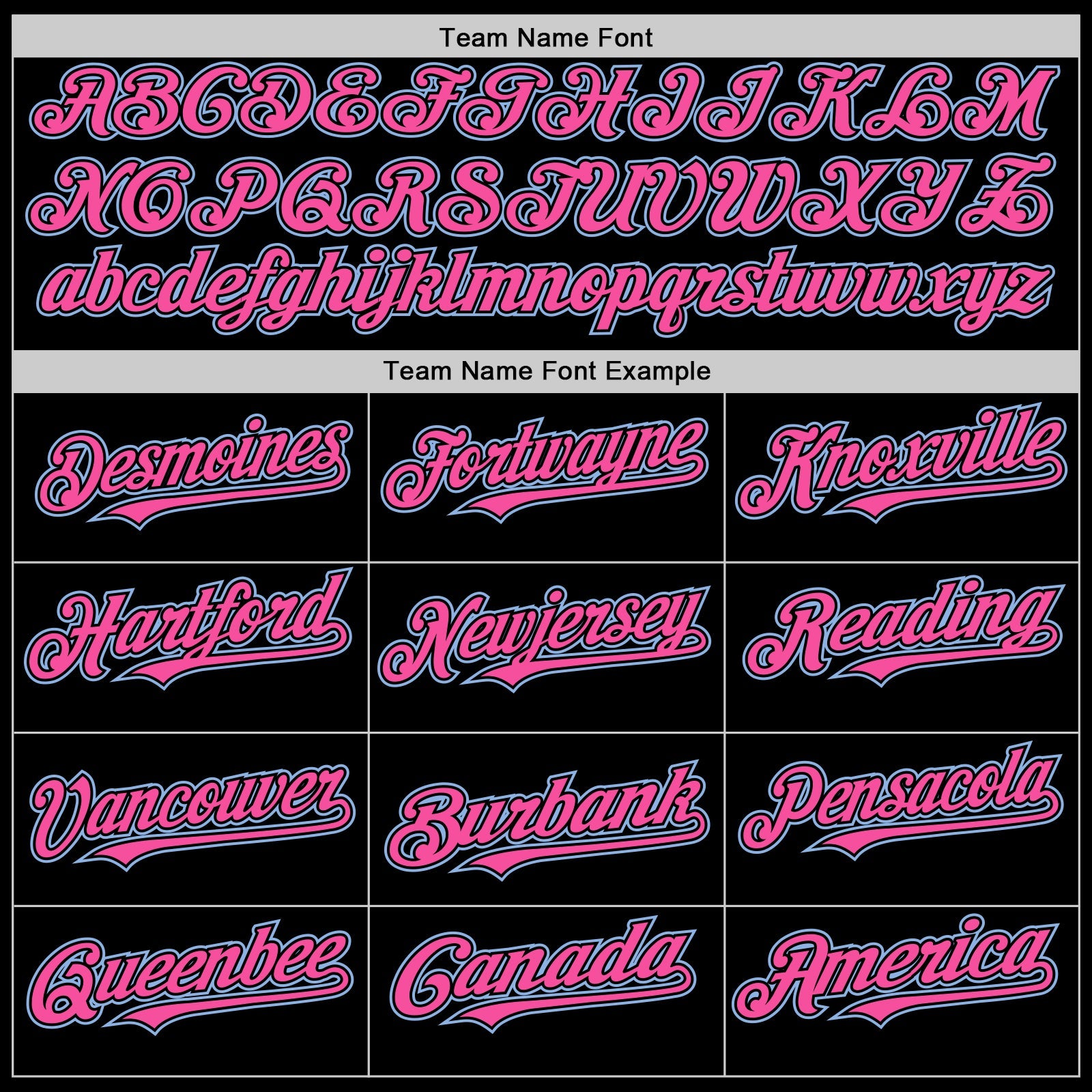 Custom Black Pink Pinstripe Light Blue Authentic Sleeveless Baseball Jersey - Sky-Custom