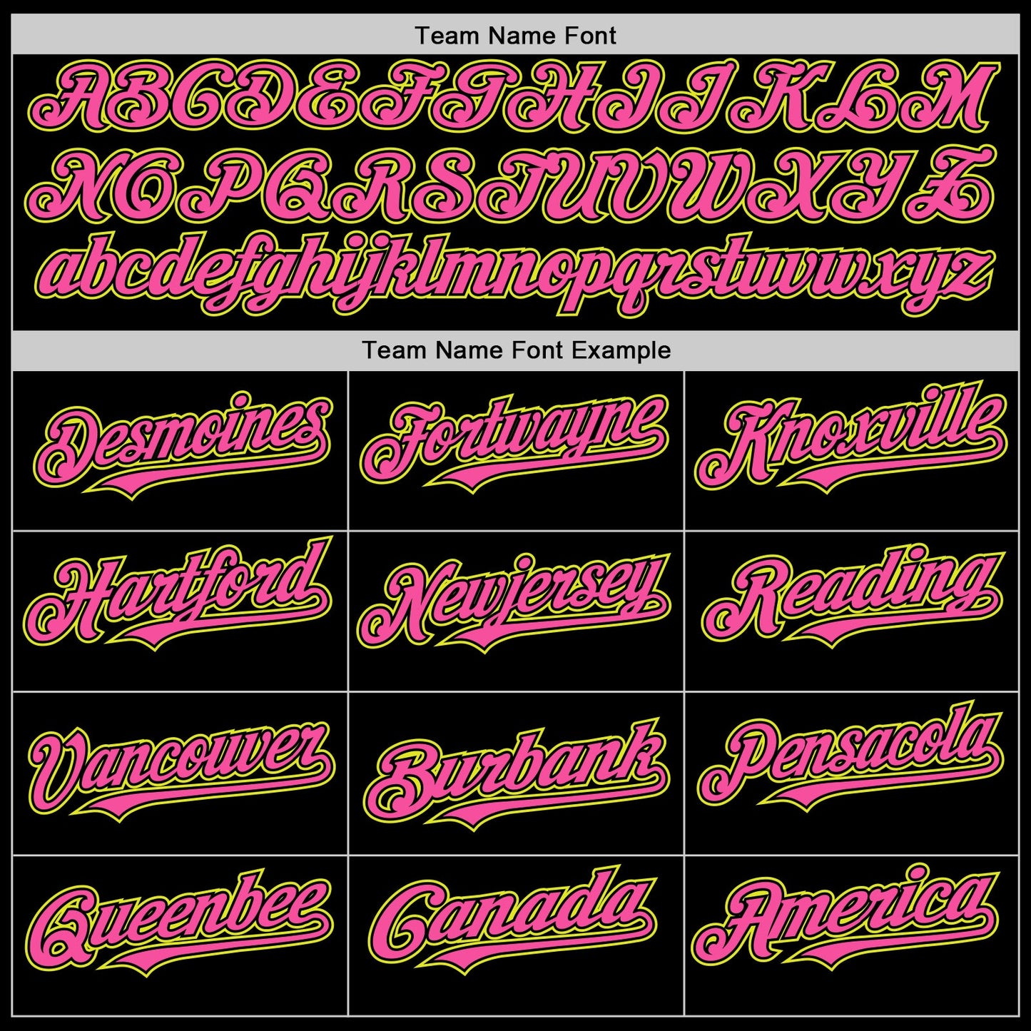 Custom Black Pink Pinstripe Neon Yellow Authentic Sleeveless Baseball Jersey - Sky-Custom