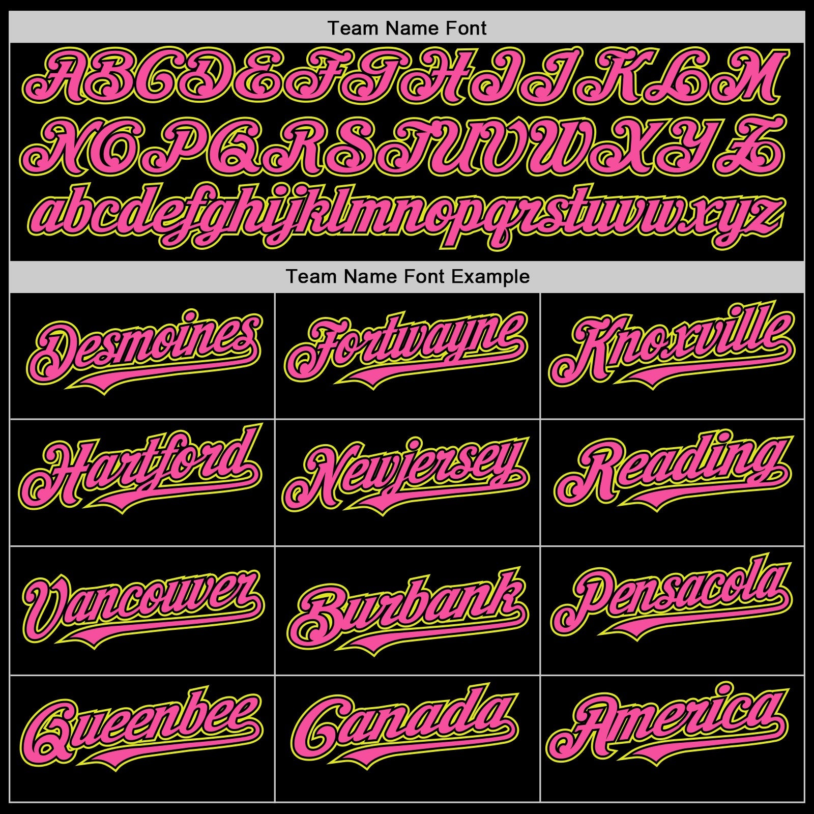 Custom Black Pink Pinstripe Neon Yellow Authentic Sleeveless Baseball Jersey - Sky-Custom