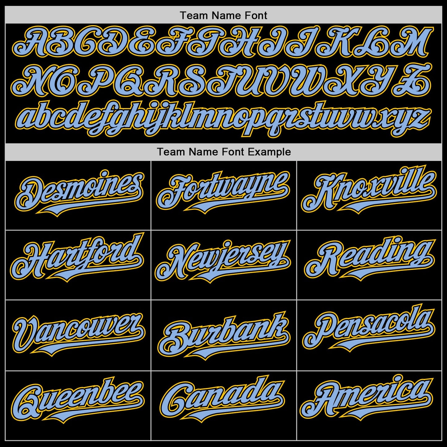Custom Black Light Blue Pinstripe Yellow Authentic Sleeveless Baseball Jersey - Sky-Custom