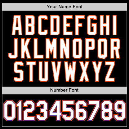 Custom Black Purple-Orange Authentic Throwback Baseball Jersey - Sky-Custom