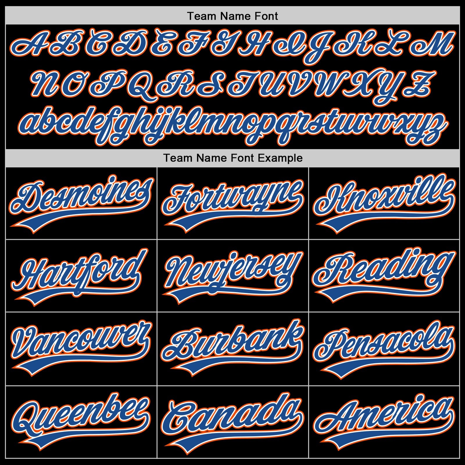 Custom Black Blue-Orange Authentic Throwback Baseball Jersey - Sky-Custom