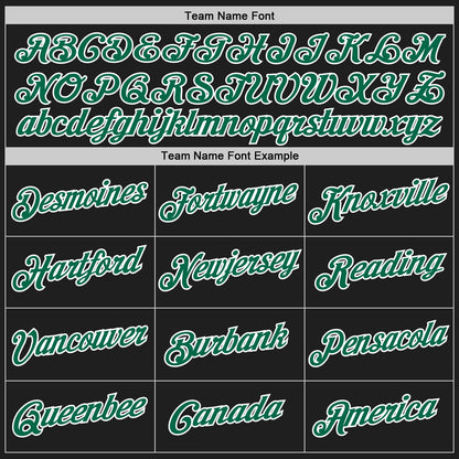 Custom Black Kelly Green-White Authentic Throwback Basketball Jersey - Sky-Custom