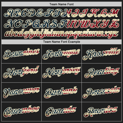 Custom Black Vintage USA Flag Cream-Red Authentic Throwback Basketball Jersey - Sky-Custom