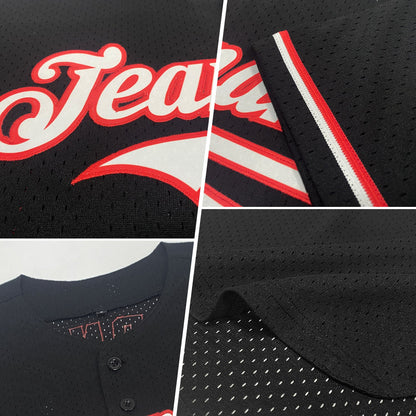 Custom Black Vintage Mexican Flag-Cream Mesh Authentic Throwback Baseball Jersey - Sky-Custom