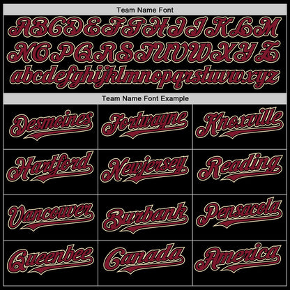 Custom Black Crimson-City Cream Mesh Authentic Throwback Baseball Jersey - Sky-Custom