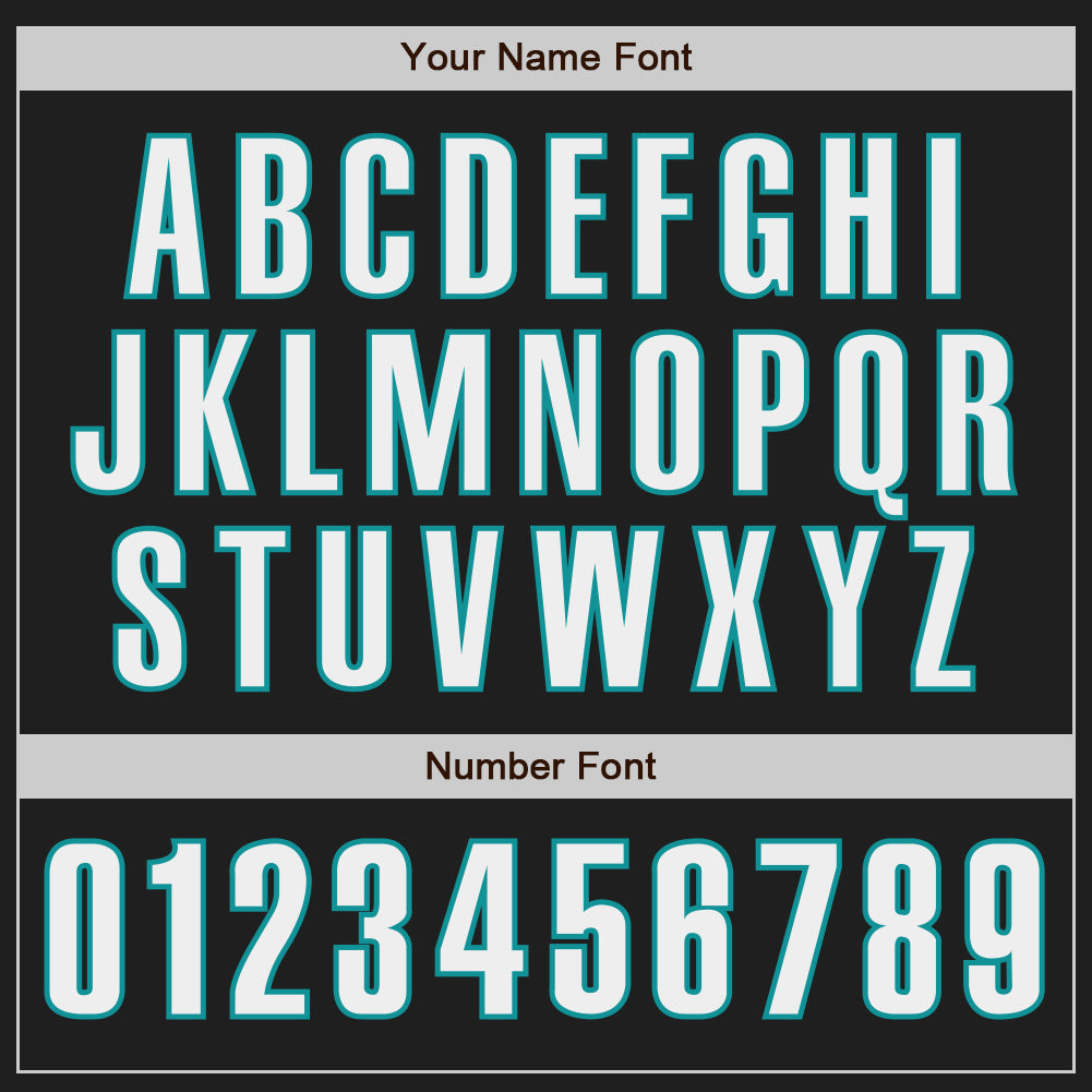 Custom Black White-Teal Authentic Baseball Jersey - Sky-Custom
