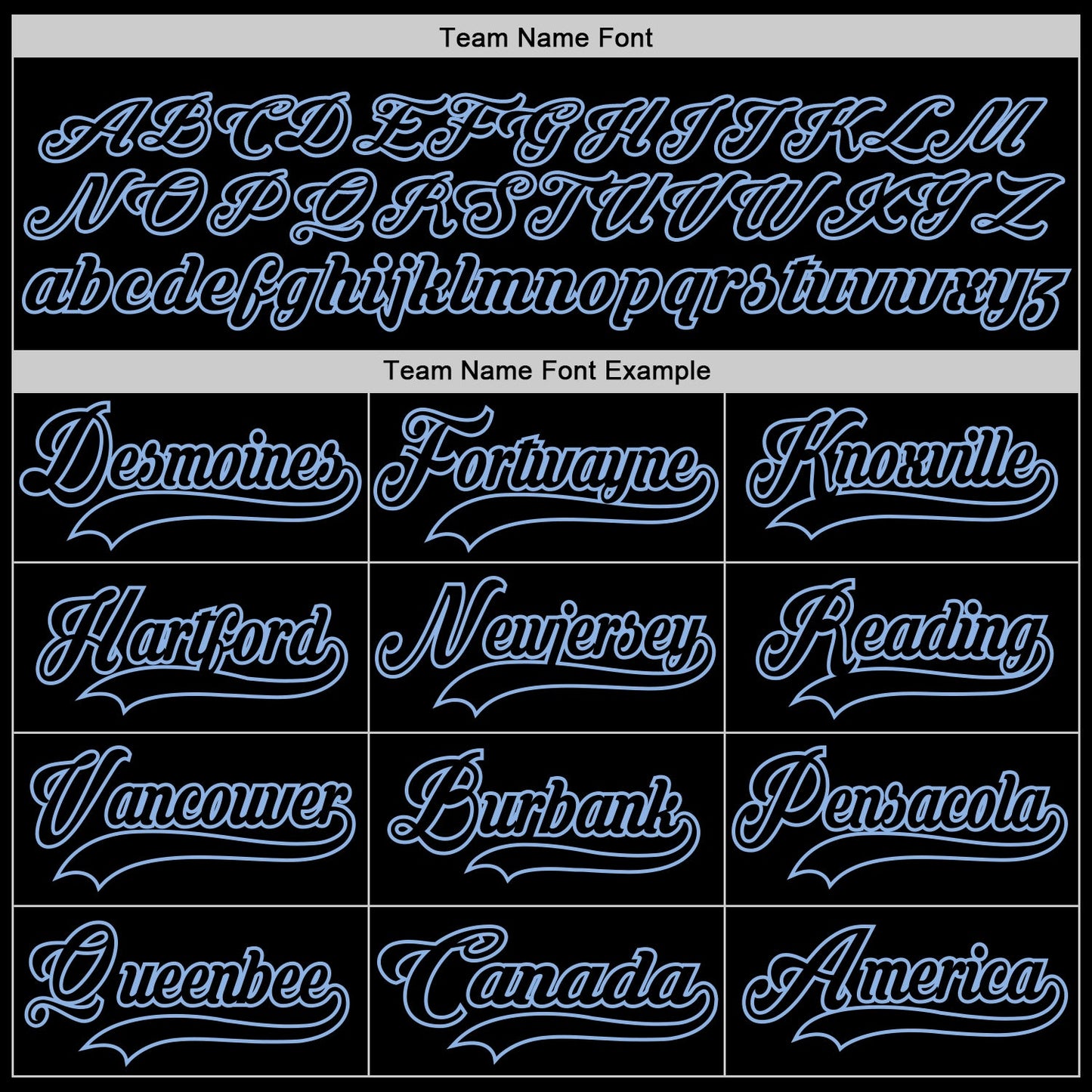 Custom Black Light Blue Hockey Lace Neck Jersey - Sky-Custom