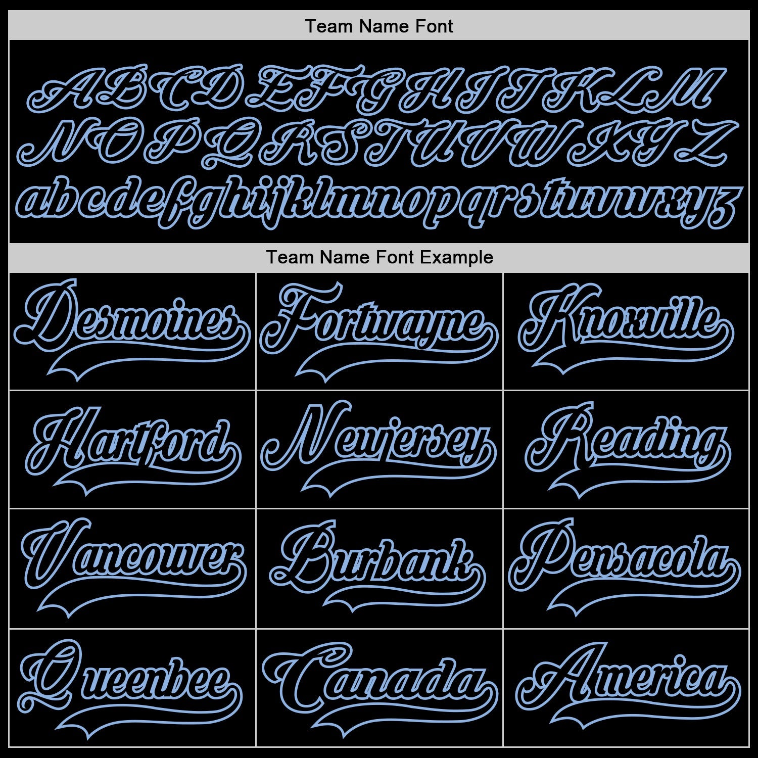Custom Black Light Blue Hockey Lace Neck Jersey - Sky-Custom