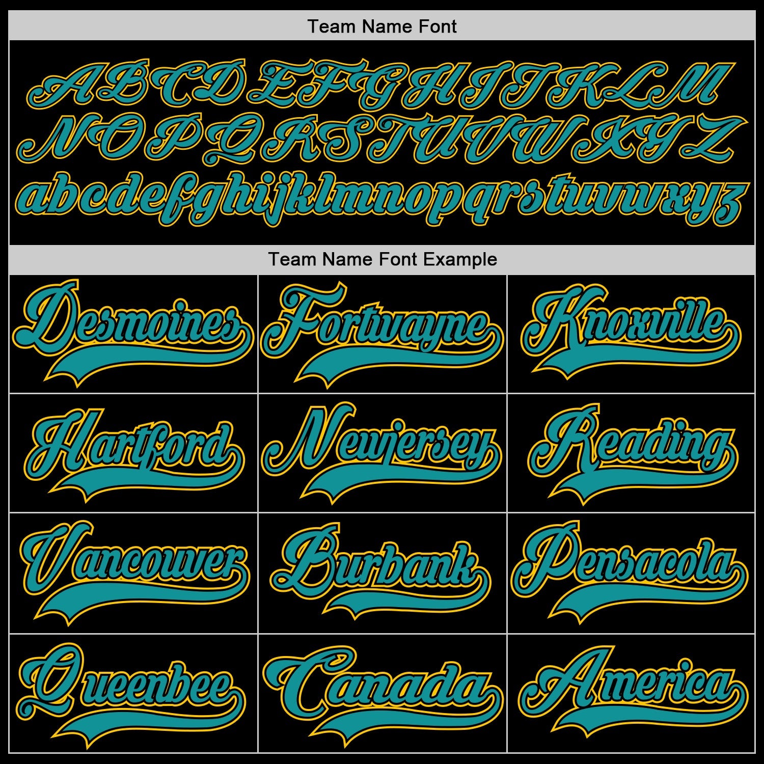Custom Black Teal-Yellow Hockey Lace Neck Jersey - Sky-Custom
