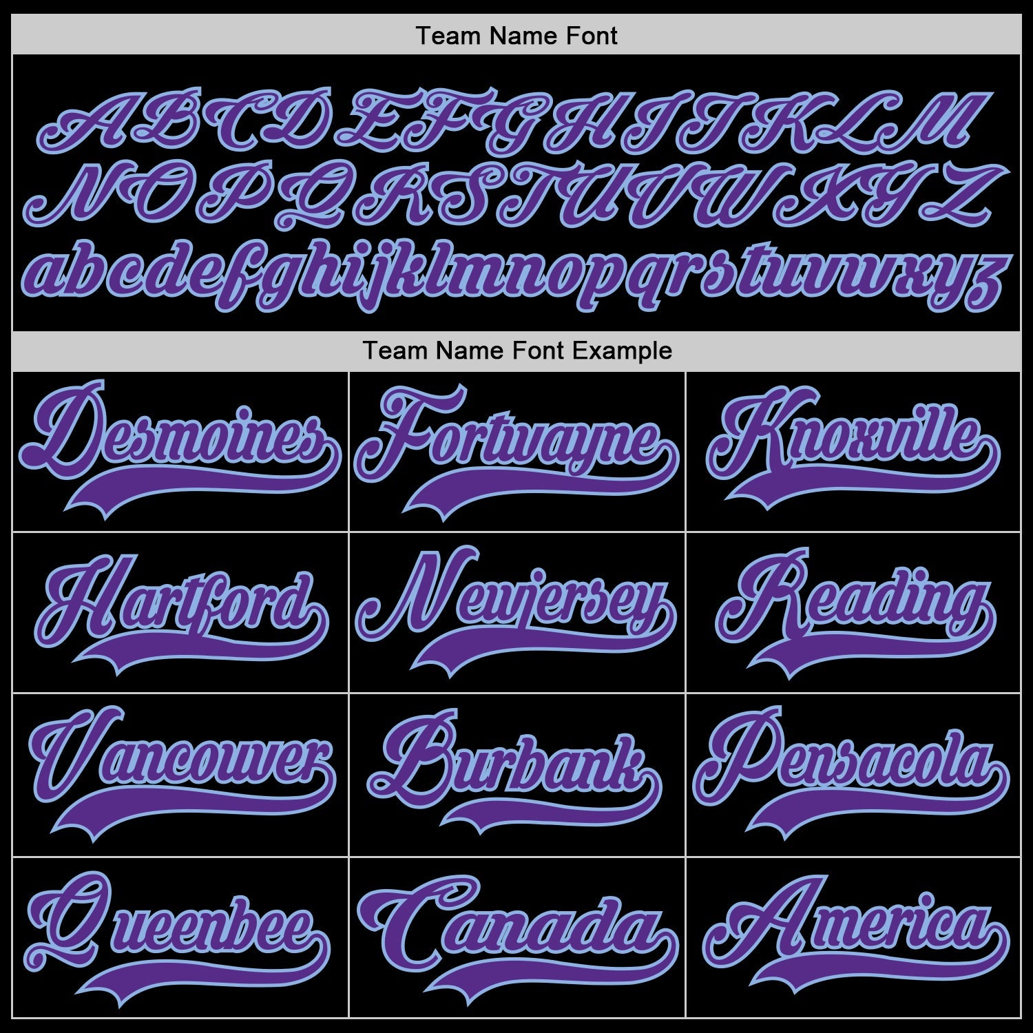 Custom Black Purple-Light Blue Hockey Lace Neck Jersey - Sky-Custom