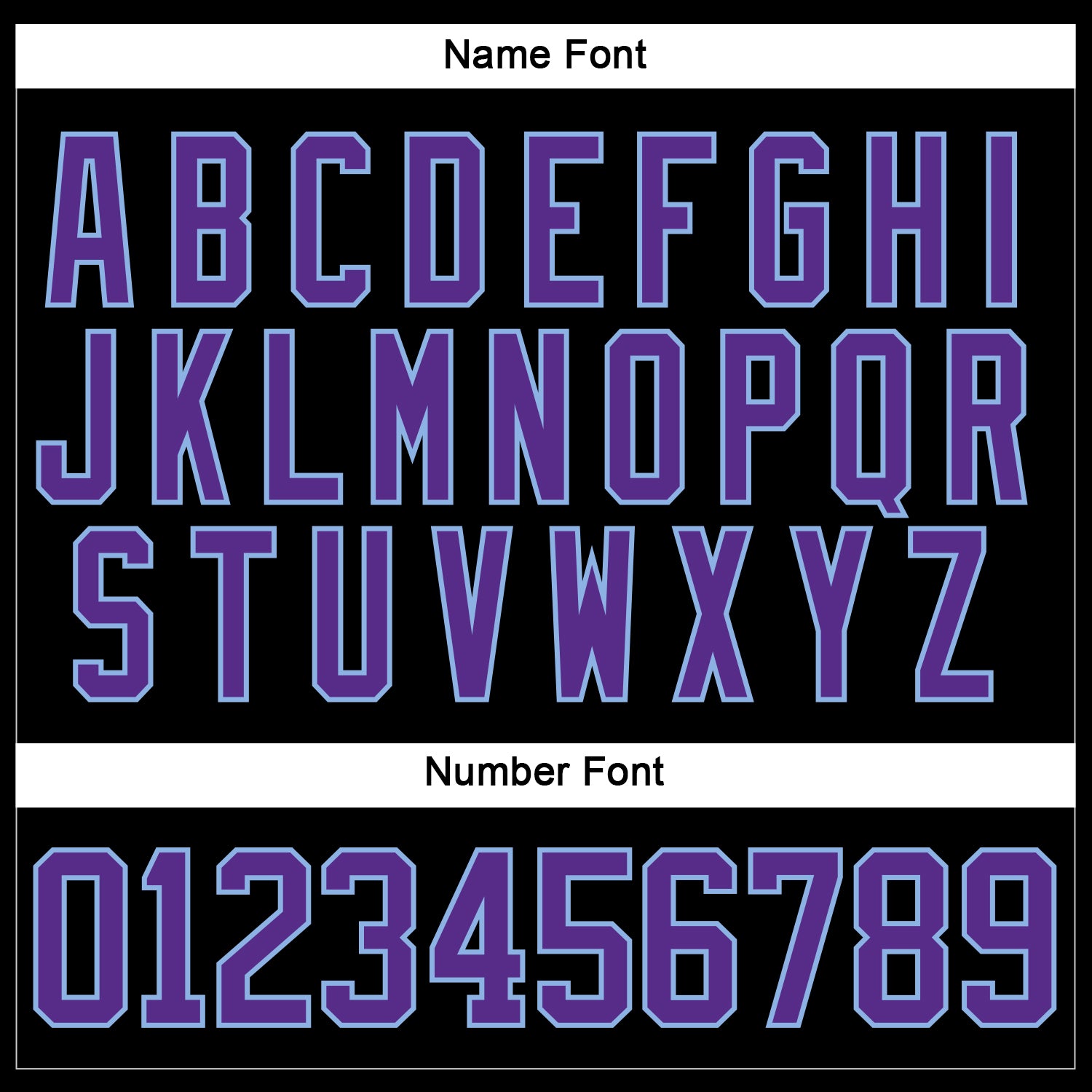 Custom Black Purple-Light Blue Hockey Lace Neck Jersey - Sky-Custom