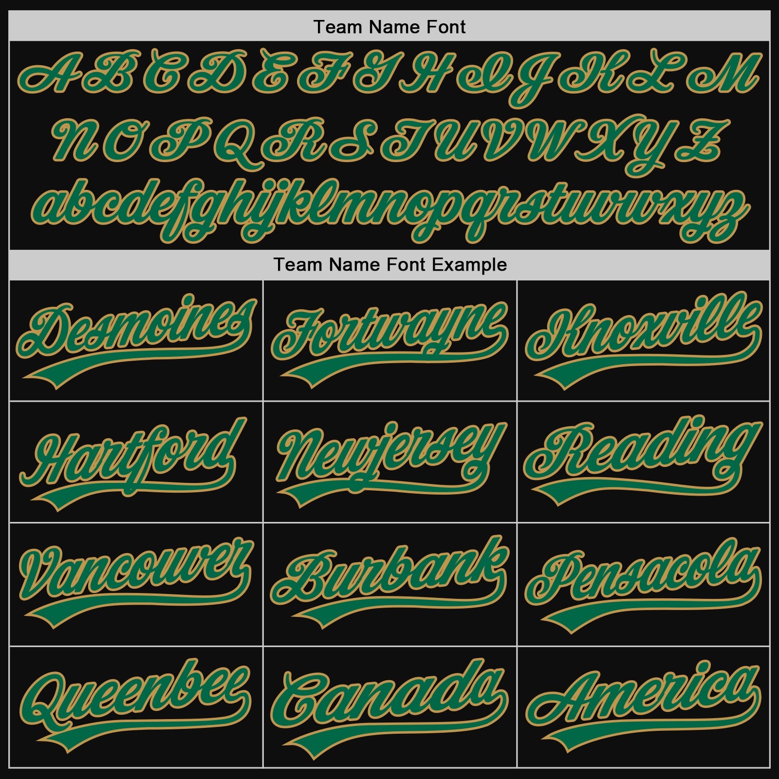 Custom Black Kelly Green-Old Gold Authentic Throwback Baseball Jersey - Sky-Custom
