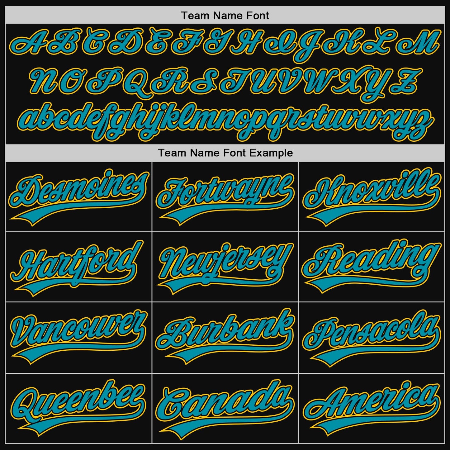Custom Black Teal-Yellow Authentic Throwback Baseball Jersey - Sky-Custom
