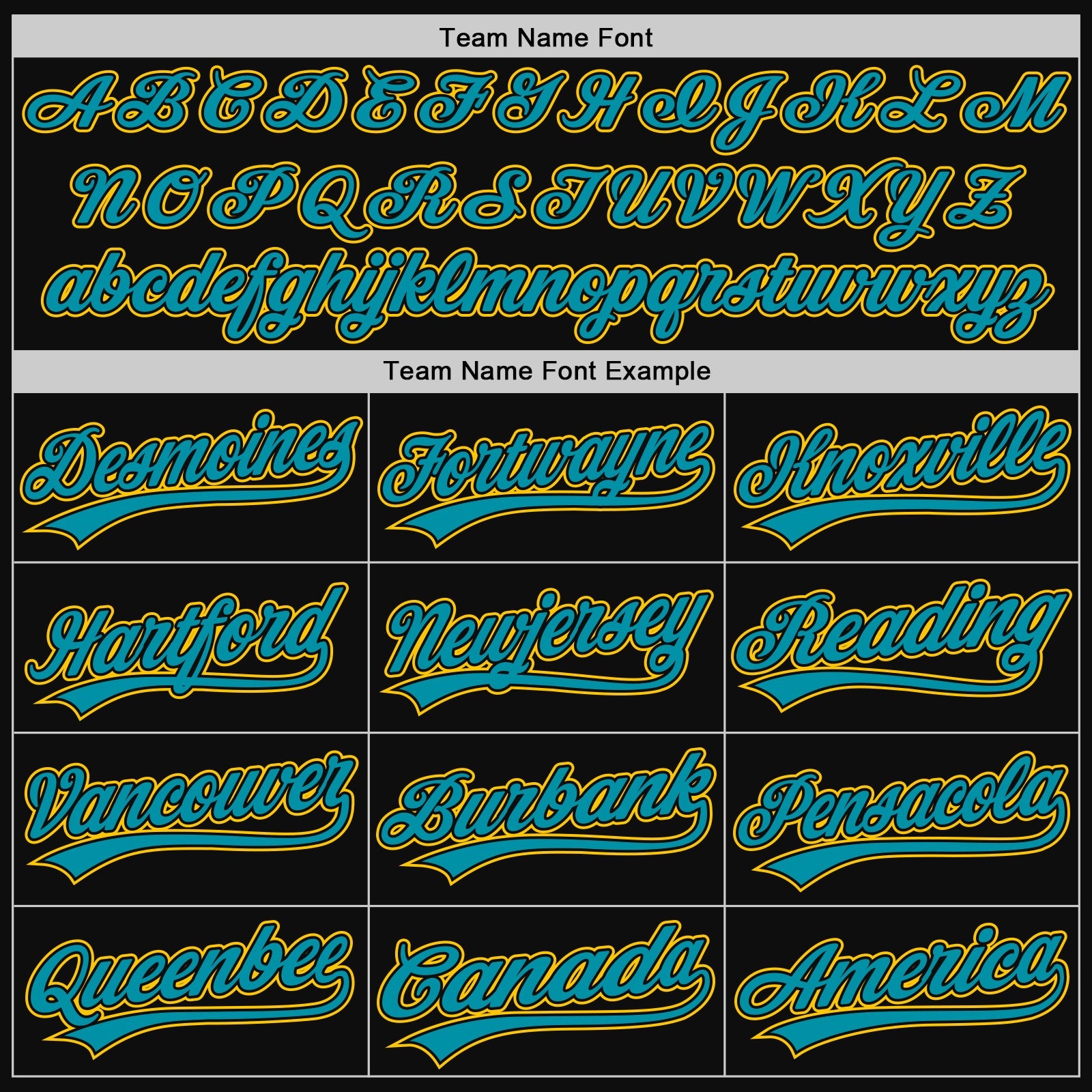 Custom Black Teal-Yellow Authentic Throwback Baseball Jersey - Sky-Custom