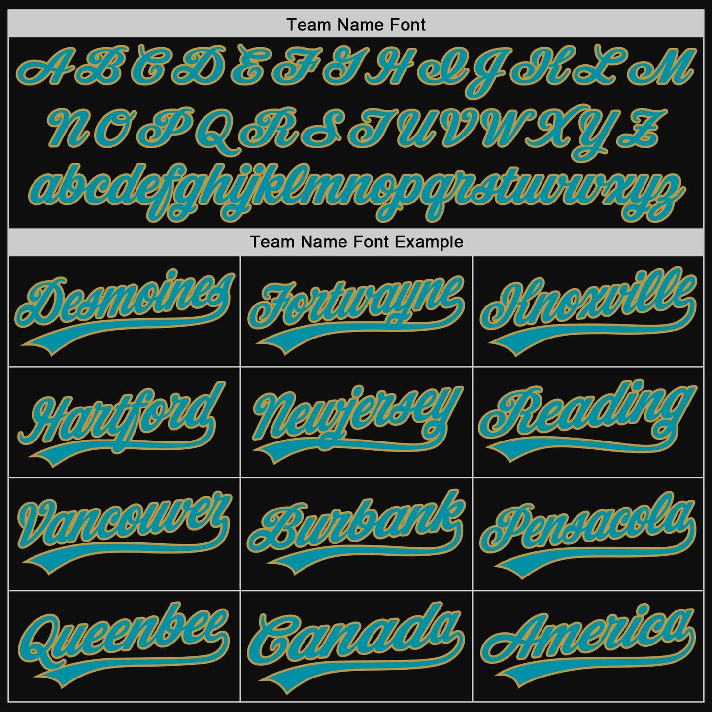 Custom Black Teal-Old Gold Authentic Throwback Baseball Jersey - Sky-Custom