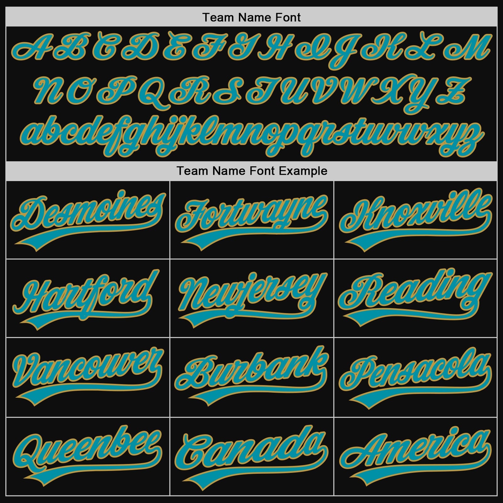 Custom Black Teal-Old Gold Authentic Throwback Baseball Jersey - Sky-Custom