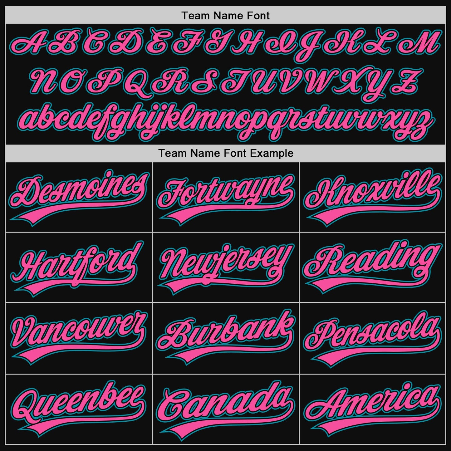 Custom Black Teal-Pink Authentic Throwback Baseball Jersey - Sky-Custom