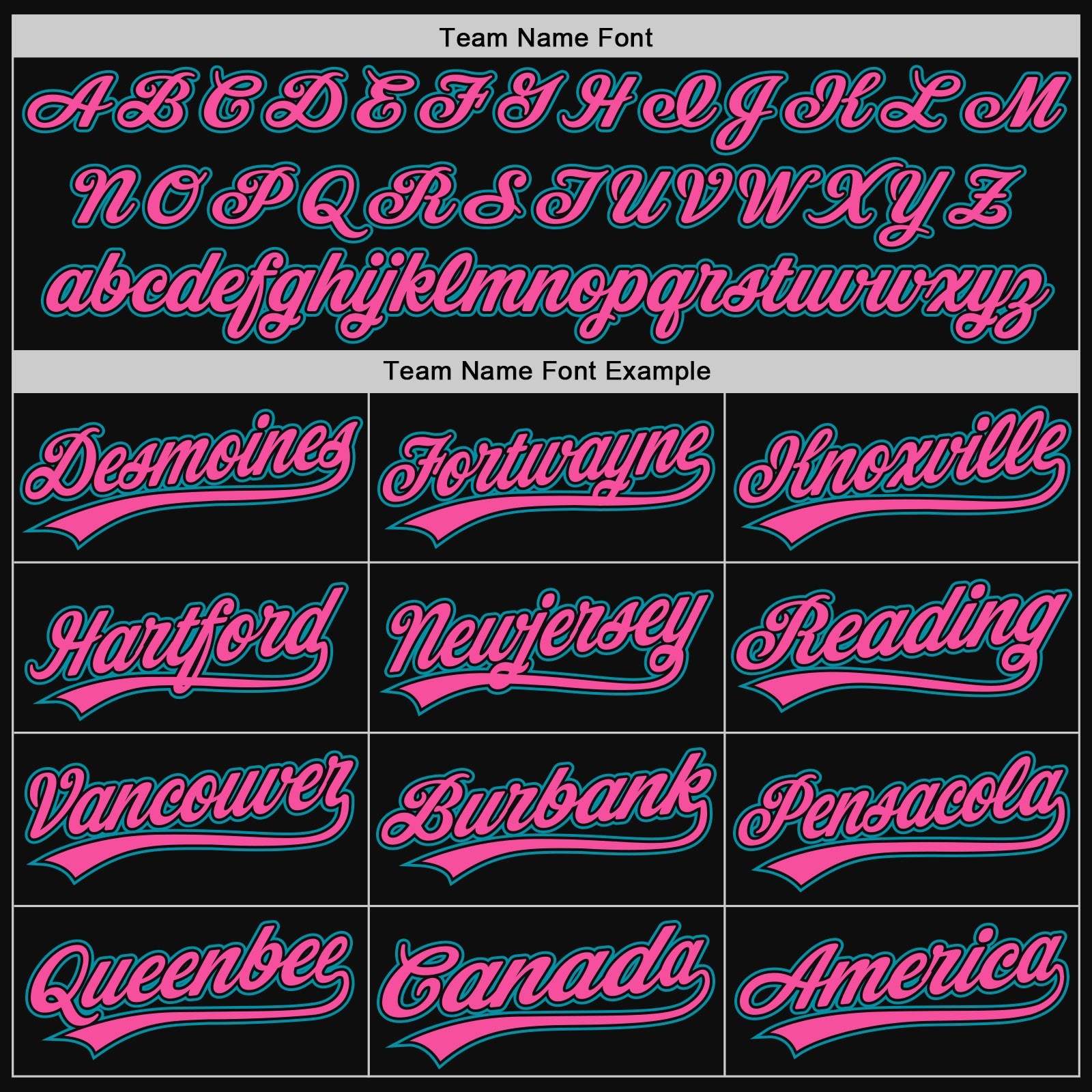 Custom Black Teal-Pink Authentic Throwback Baseball Jersey - Sky-Custom