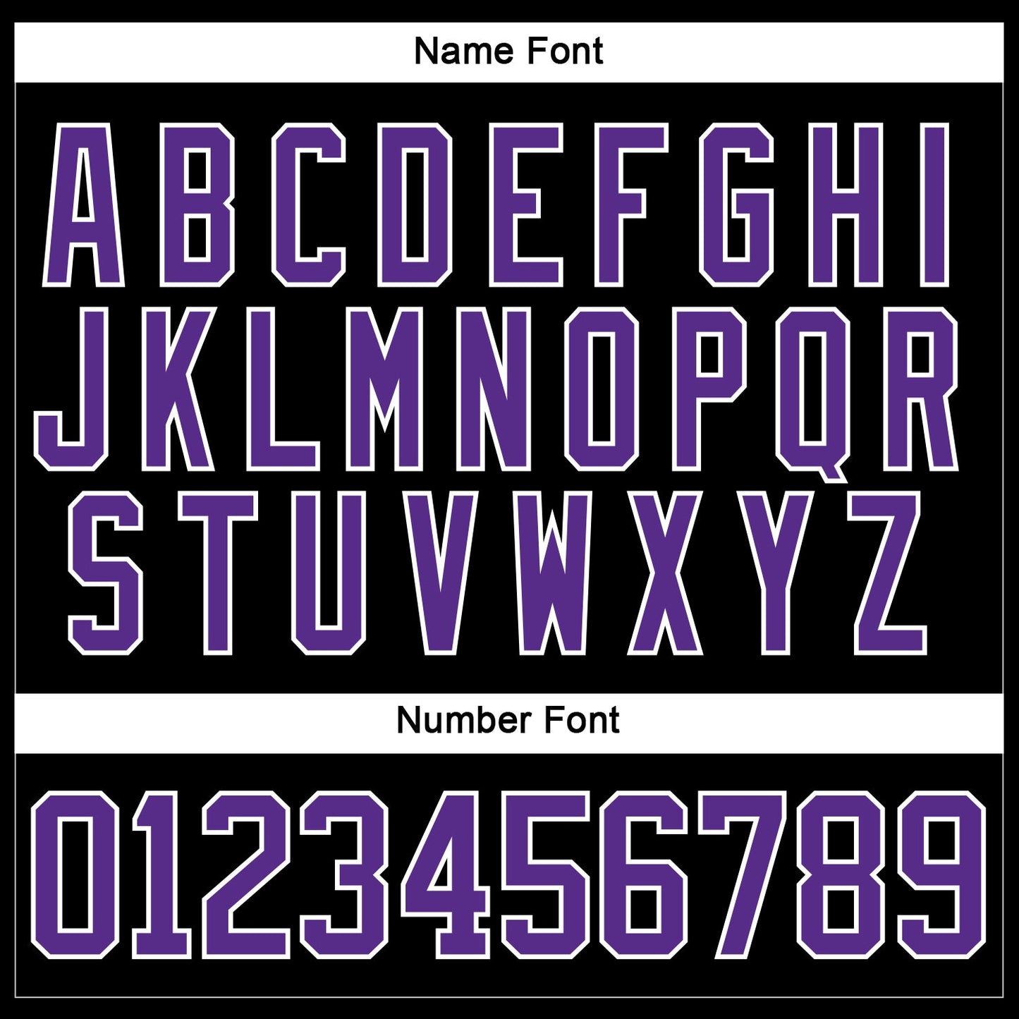 Custom Black Purple-White Hockey Jersey - Sky-Custom