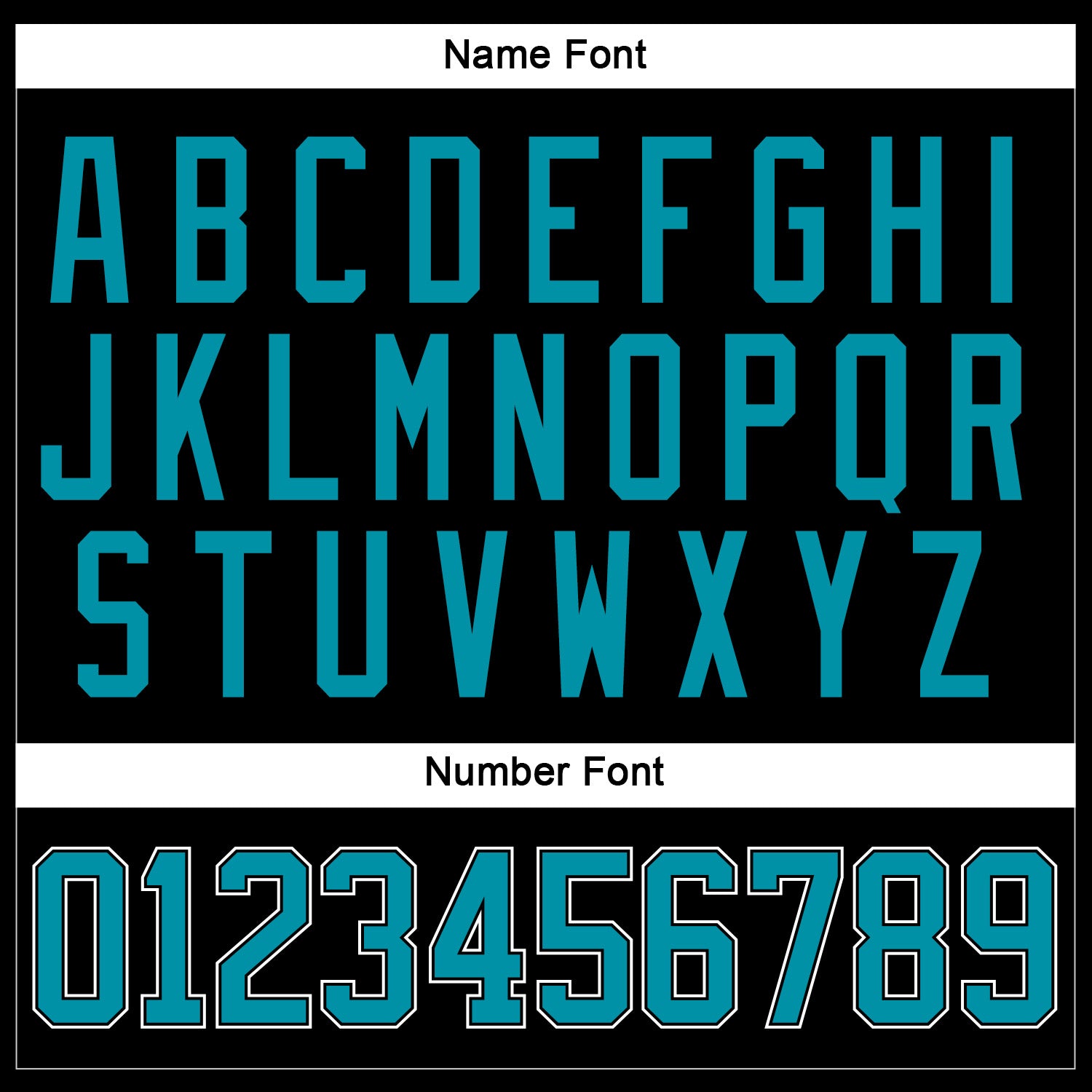 Custom Black Teal-White Hockey Jersey - Sky-Custom