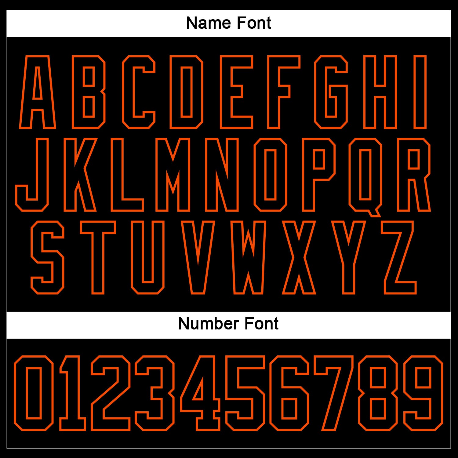 Custom Black Orange Hockey Jersey - Sky-Custom