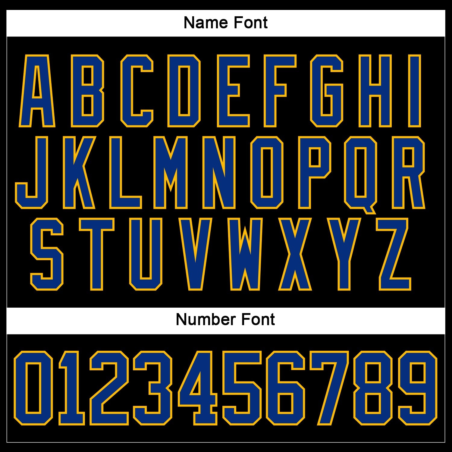 Custom Black Royal-Gold Hockey Jersey - Sky-Custom