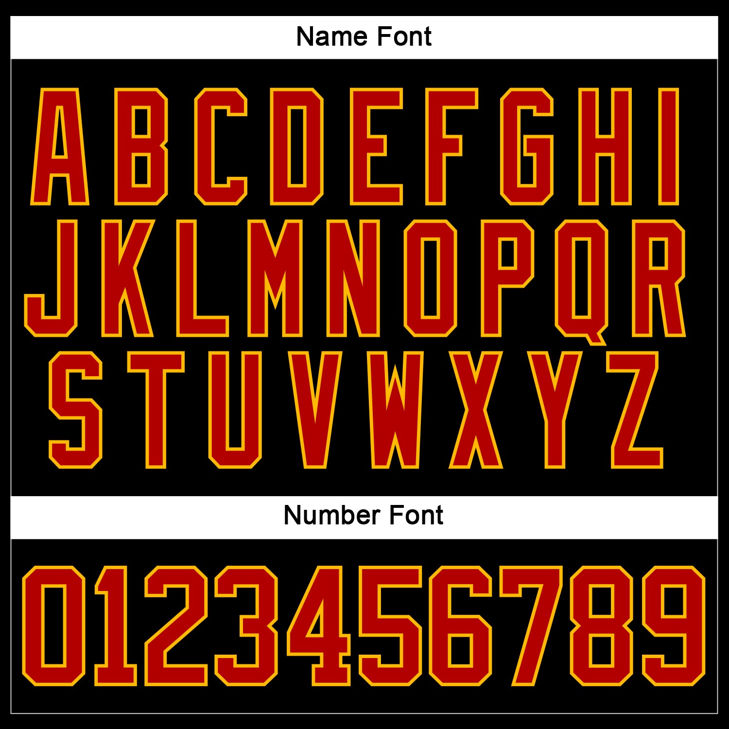 Custom Black Red-Gold Hockey Jersey - Sky-Custom