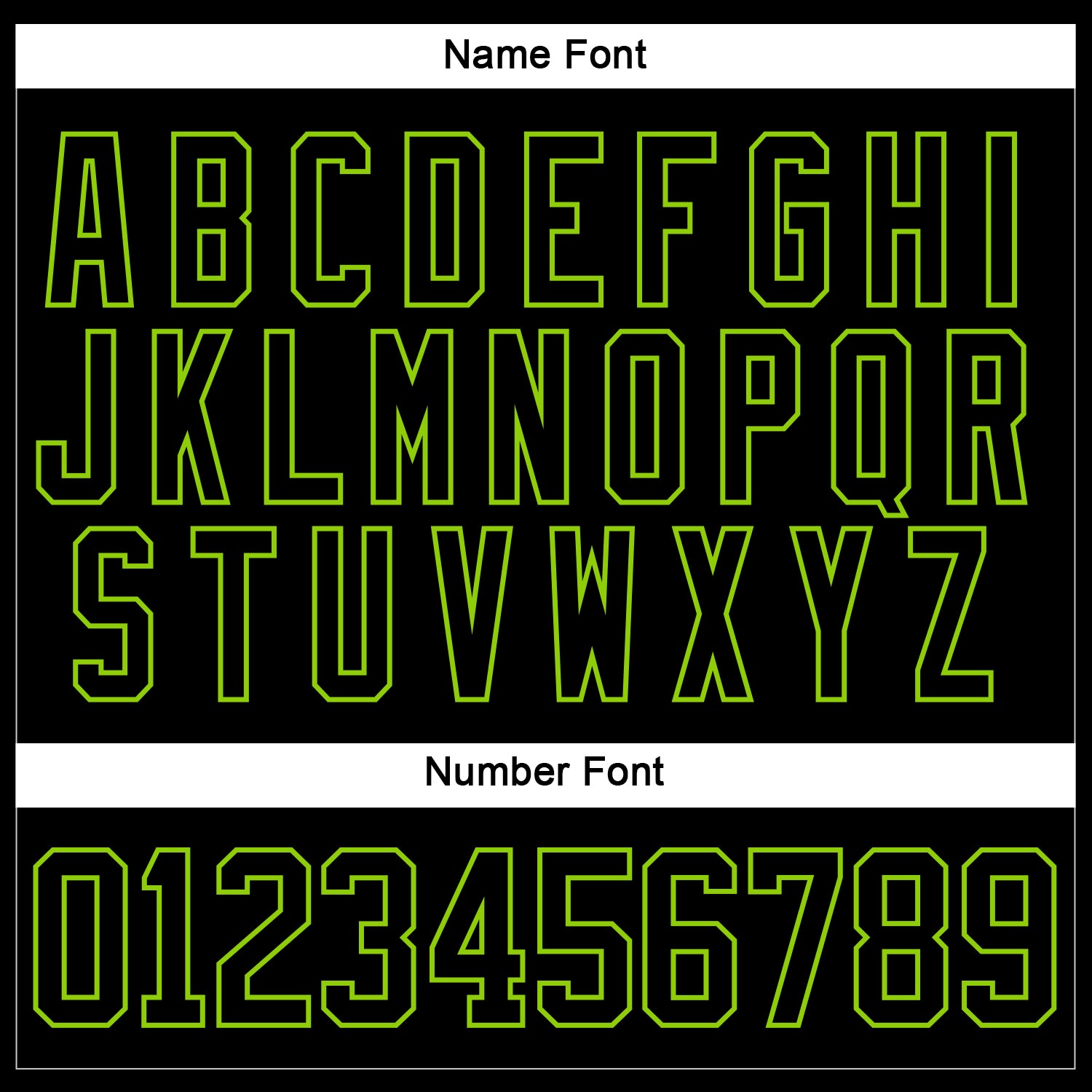 Custom Black Neon Green Hockey Jersey - Sky-Custom