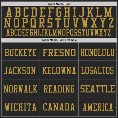 Custom Black White-Old Gold Mesh Authentic Football Jersey - Sky-Custom