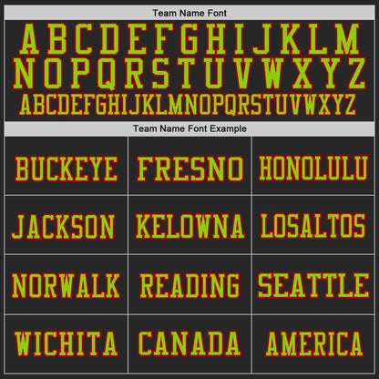 Custom Black Neon Green-Red Mesh Authentic Football Jersey - Sky-Custom