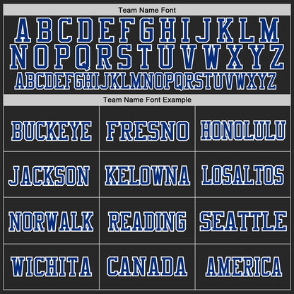 Custom Black Royal-Red Mesh Authentic Football Jersey - Sky-Custom