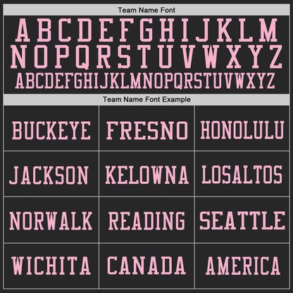 Custom Black Light Pink Mesh Authentic Football Jersey - Sky-Custom