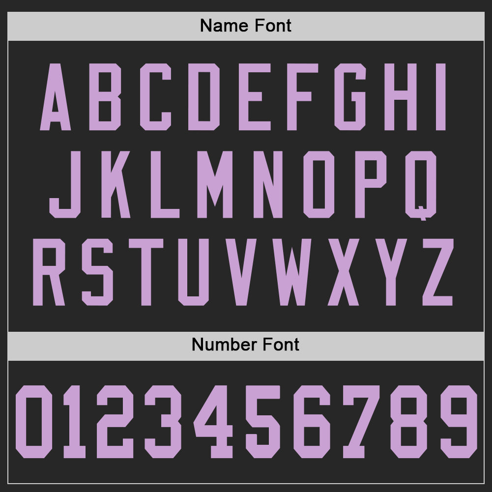 Custom Black Light Purple Mesh Authentic Football Jersey - Sky-Custom