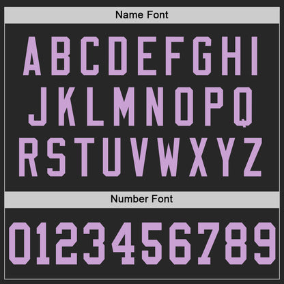 Custom Black Light Purple Mesh Authentic Football Jersey - Sky-Custom