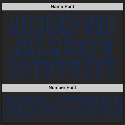 Custom Black Royal Mesh Authentic Football Jersey - Sky-Custom