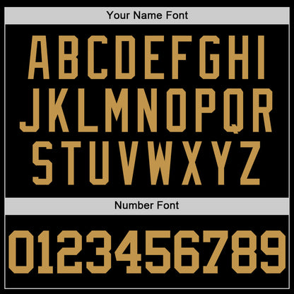 Custom Black Old Gold Pinstripe Old Gold Authentic Basketball Jersey - Sky-Custom