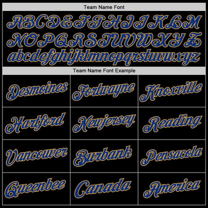 Custom Black Royal-Old Gold Authentic Throwback Basketball Jersey - Sky-Custom