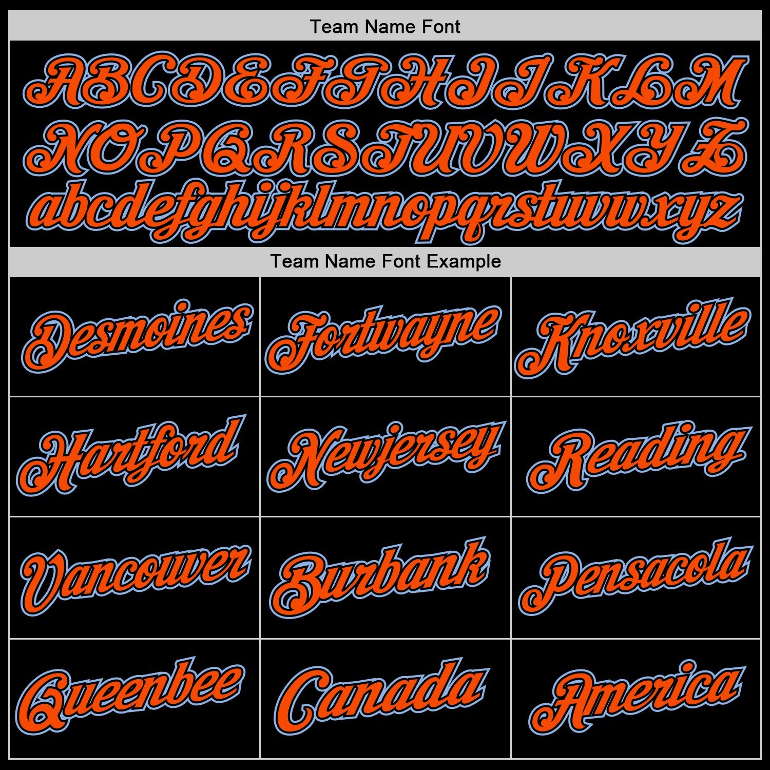 Custom Black Light Blue-Orange Authentic Throwback Basketball Jersey - Sky-Custom