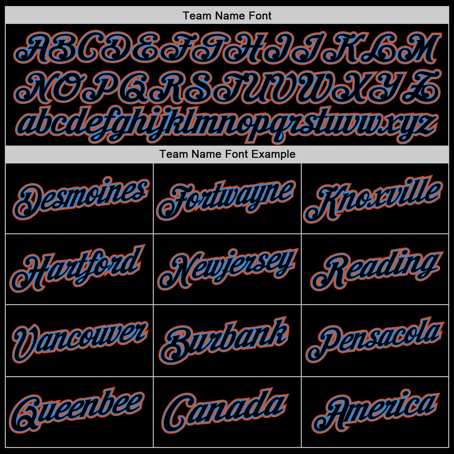 Custom Black Powder Blue-Orange Authentic Throwback Basketball Jersey - Sky-Custom