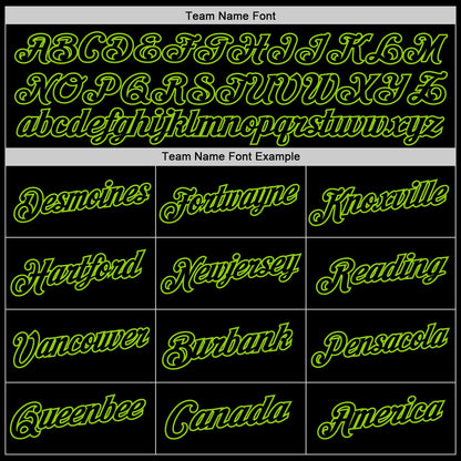 Custom Black Neon Green Authentic Throwback Basketball Jersey - Sky-Custom