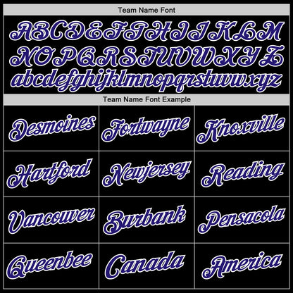 Custom Black Dark Purple-White Authentic Throwback Basketball Jersey - Sky-Custom