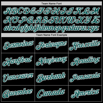 Custom Black Midnight Green-White Authentic Throwback Basketball Jersey - Sky-Custom