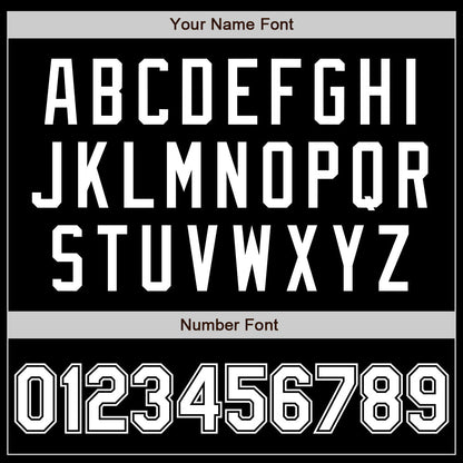Custom Black White Authentic Baseball Jersey - Sky-Custom