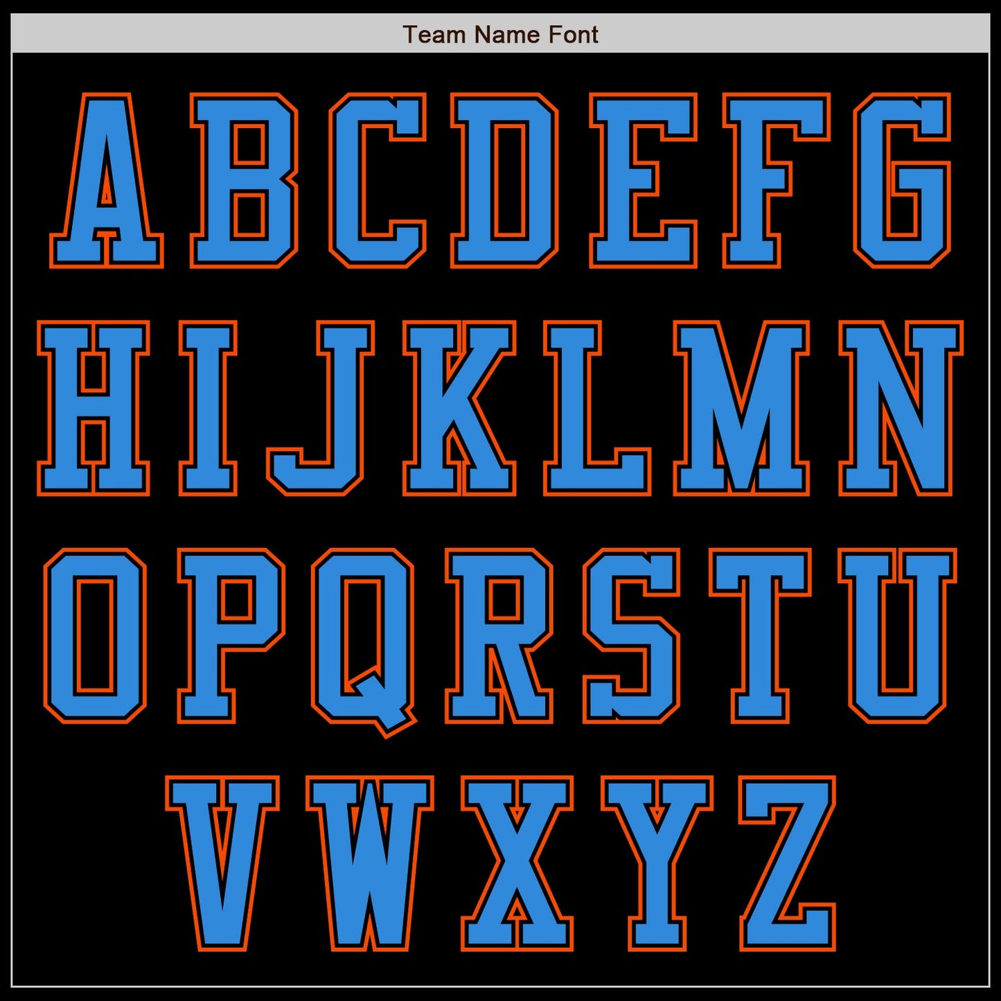 Custom Black Orange-Electric Blue Authentic Baseball Jersey - Sky-Custom