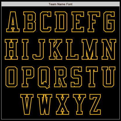 Custom Black Gold Authentic Baseball Jersey - Sky-Custom
