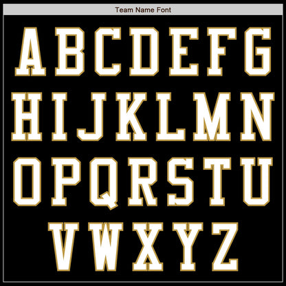 Custom Black White-Old Gold Authentic Baseball Jersey - Sky-Custom